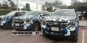 Ford Ranger (2022): Familienfoto mit XLT, FX4 und Wildtrak