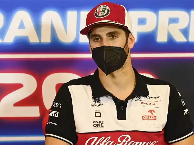Antonio Giovinazzi (Alfa Romeo) am Medientag vor dem Formel-1-Rennen in Austin 2021 Titel-Bild zur News: Antonio Giovinazzi (Alfa Romeo) am Medientag vor dem Formel-1-Rennen in Austin 2021