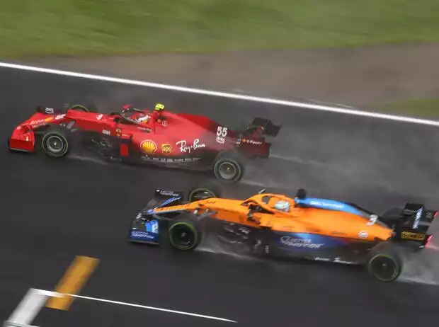 Carlos Sainz, Daniel Ricciardo Titel-Bild zur News: Carlos Sainz, Daniel Ricciardo