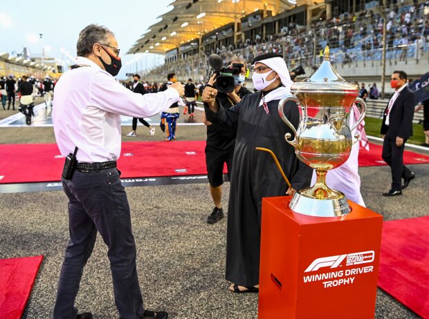 Stefano Domenicali mit dem Kronprinzen von Bahrain Stefano Domenicali mit dem Kronprinzen von Bahrain