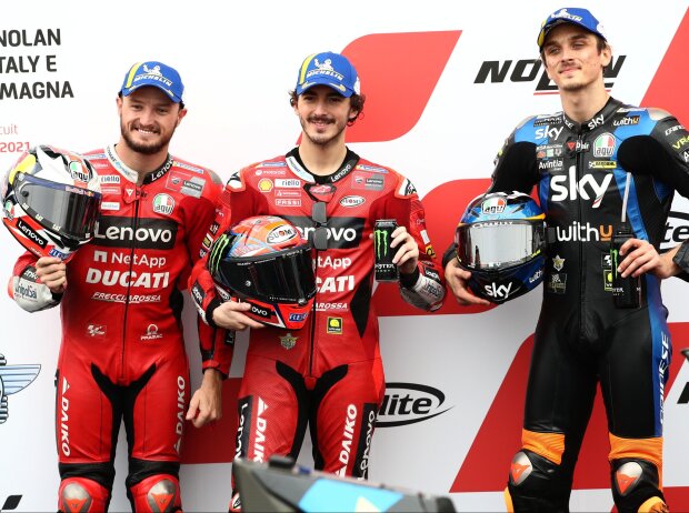 Francesco Bagnaia, Jack Miller, Luca Marini