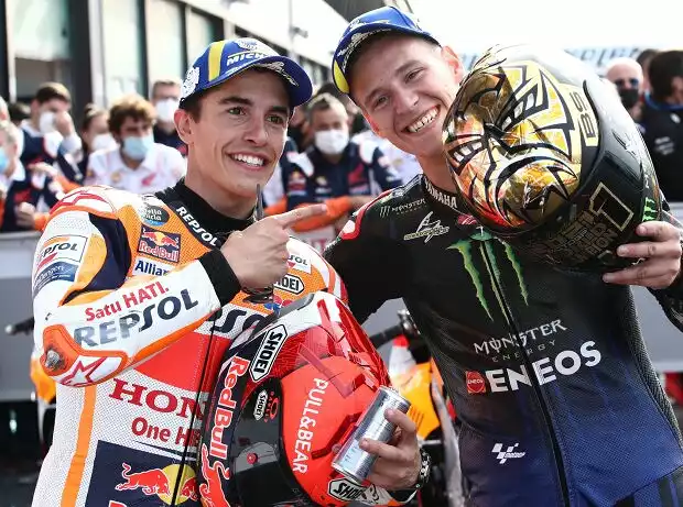 Marc Marquez, Fabio Quartararo Titel-Bild zur News: Marc Marquez, Fabio Quartararo