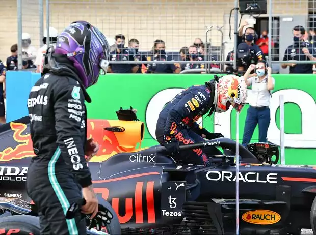 Lewis Hamilton, Max Verstappen Titel-Bild zur News: Lewis Hamilton, Max Verstappen