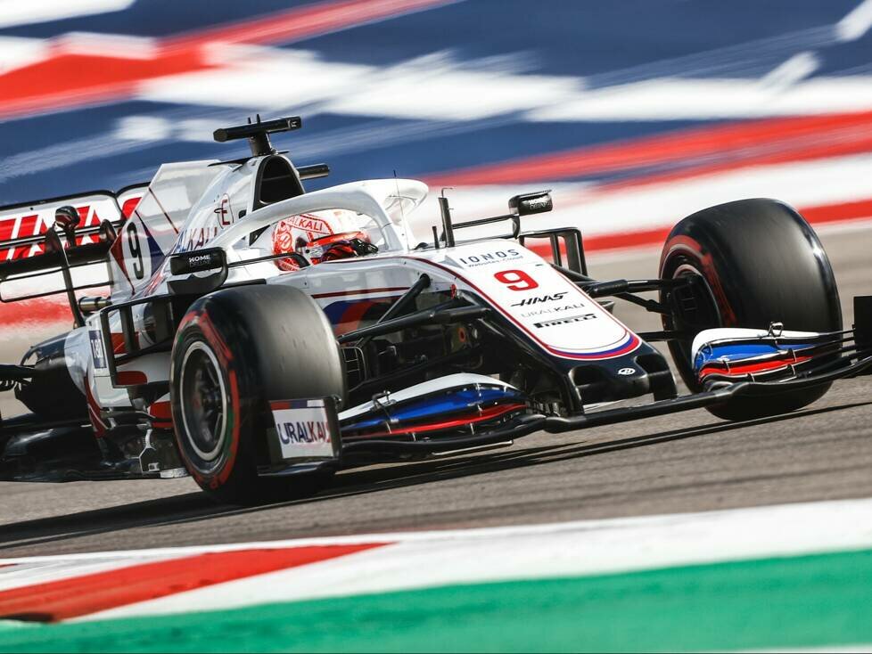Nikita Masepin im Haas VF-21 in Austin