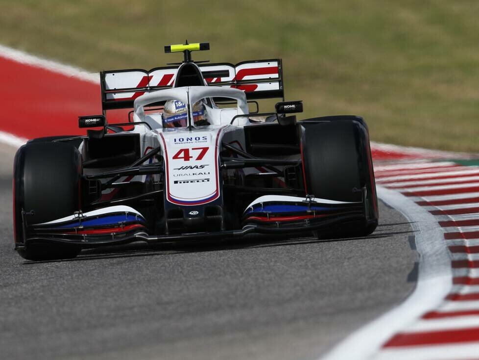 Mick Schumacher im Haas VF-21 in Austin