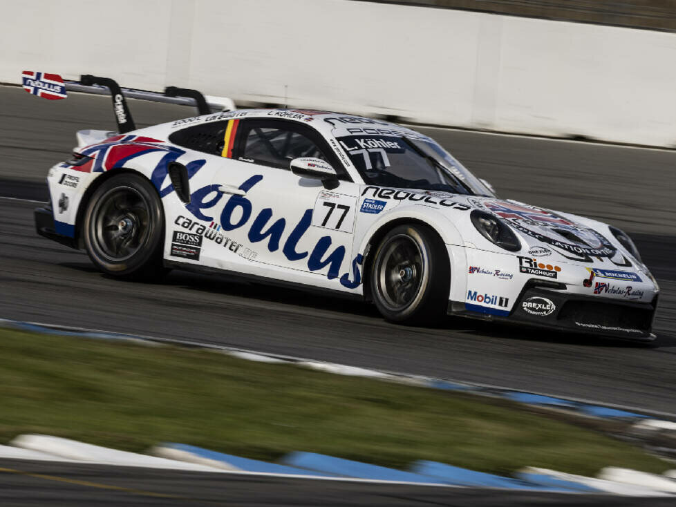 Leon Köhler beim Rennen des Porsche-Carrera-Cup in Hockenheim 2021