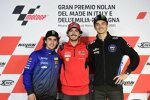 Niccolo Antonelli (Avintia), Francesco Bagnaia (Ducati) und Luca Marini (Esponsorama) 