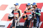 Pol Espargaro (Honda), Marc Marquez (Honda) und Enea Bastianini (Esponsorama) 