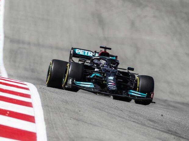 Formel-1-Pilot Lewis Hamilton beim Großen Preis der USA in Austin