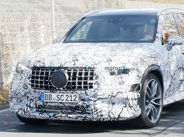 2023 Mercedes-AMG GLC 63 Spionagebilder Titel-Bild zur News: 2023 Mercedes-AMG GLC 63 Spionagebilder