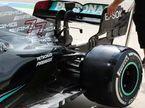 Hinterradaufhängung des Mercedes 2021 Titel-Bild zur News: Hinterradaufhängung des Mercedes 2021