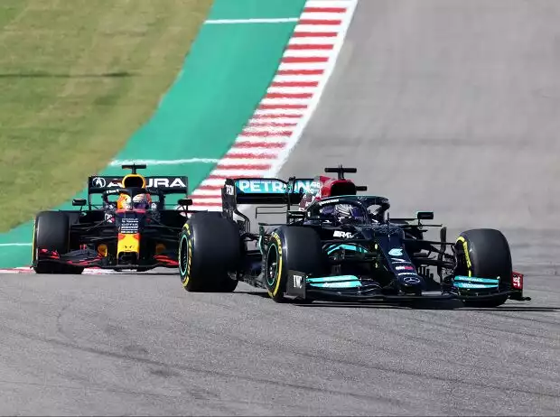 Lewis Hamilton, Max Verstappen Titel-Bild zur News: Lewis Hamilton, Max Verstappen