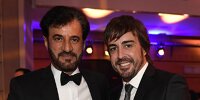 Mohammed ben Sulayem mit Fernando Alonso bei der FIA-Gala 2019