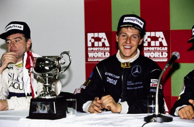 Michael Schumacher Karl Wendlinger Derek Warwick ~Michael Schumacher, Karl Wendlinger und Derek Warwick ~ Michael Schumacher Karl Wendlinger Derek Warwick ~Michael Schumacher, Karl Wendlinger und Derek Warwick ~