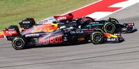 Max Verstappen (Red Bull) und Lewis Hamilton (Mercedes) bei der Formel 1 2021 in Austin