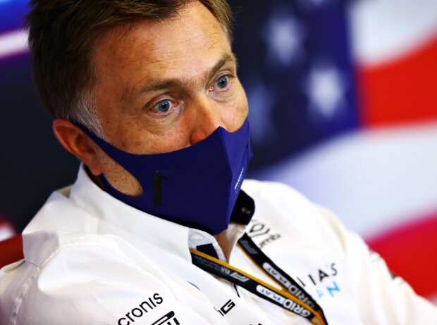 Titel-Bild zur News: Williams-Teamchef Jost Capito bei der FIA-Pressekonferenz in Austin, Grand Prix der USA 2021