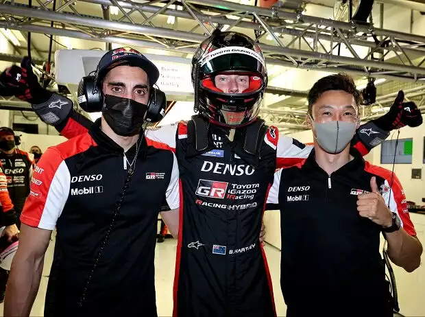 Brendon Hartley, Kazuki Nakajima, Sebastien Buemi Titel-Bild zur News: Brendon Hartley, Kazuki Nakajima, Sebastien Buemi