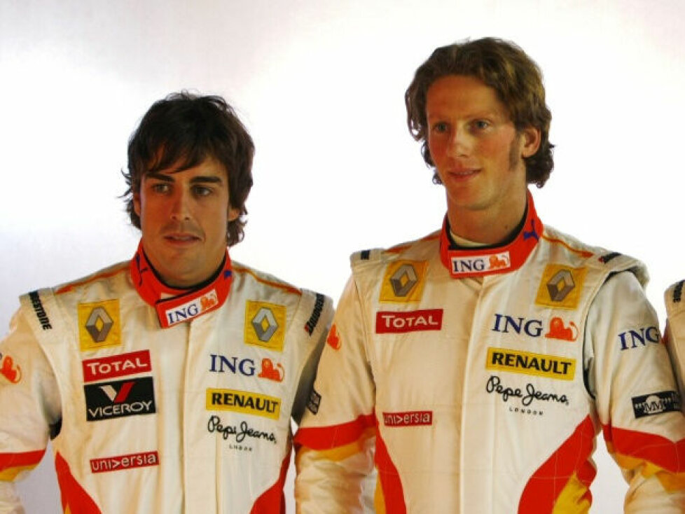 Fernando Alonso, Romain Grosjean