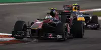 Jaime Alguersuari behindert Mark Webber beim WM-Finale in Abu Dhabi 2010