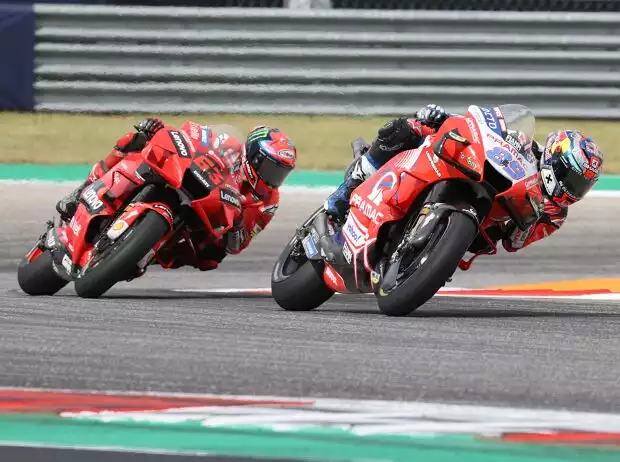 Jorge Martin, Francesco Bagnaia Titel-Bild zur News: Jorge Martin, Francesco Bagnaia