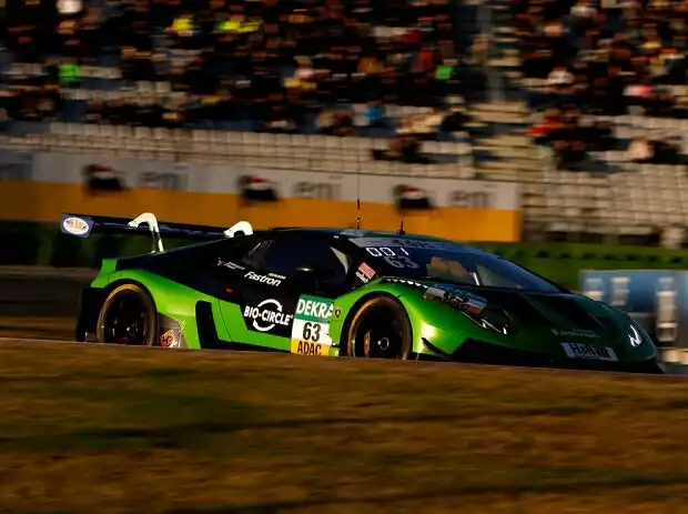 Mirko Bortolotti und Marco Mapelli im Grasser-Lamborghini Huracan GT3 beim ADAC GT Masters auf dem Nürburgring 2021 Titel-Bild zur News: Mirko Bortolotti und Marco Mapelli im Grasser-Lamborghini Huracan GT3 beim ADAC GT Masters auf dem Nürburgring 2021