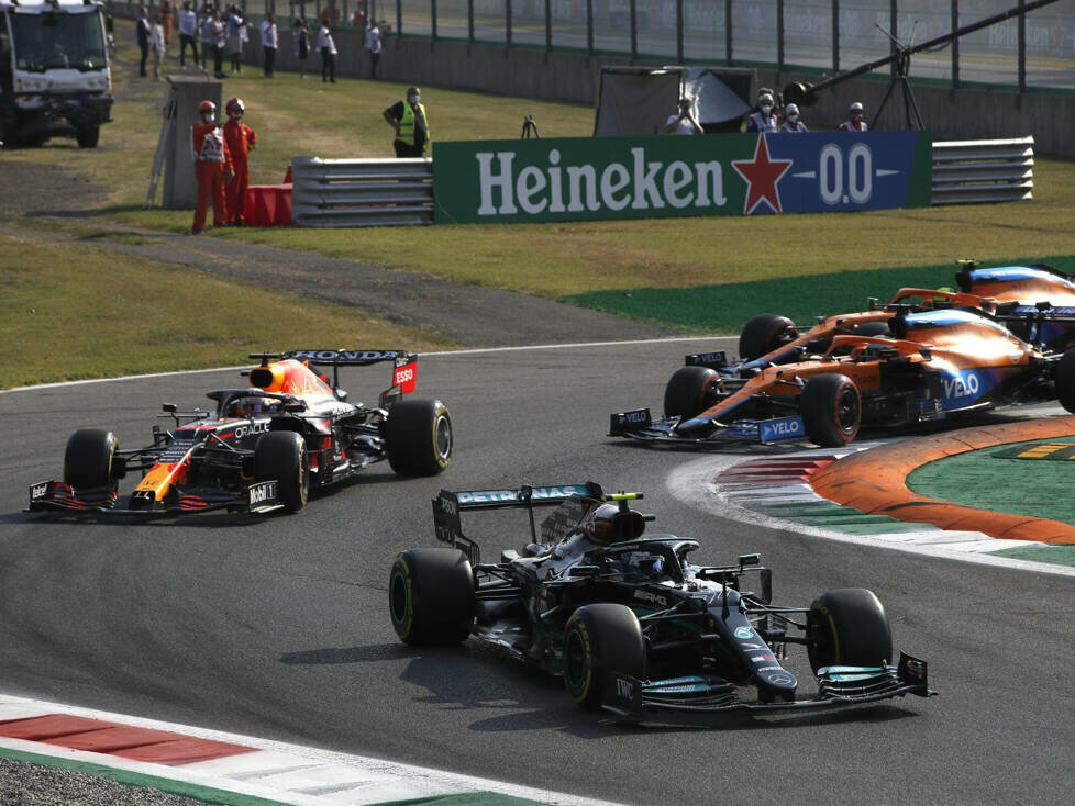 Valtteri Bottas, Max Verstappen, Daniel Ricciardo, Lando Norris