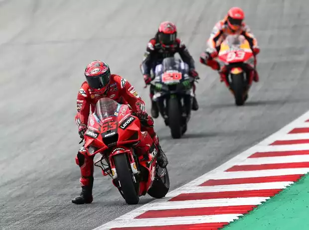 Francesco Bagnaia, Fabio Quartararo, Marc Marquez Titel-Bild zur News: Francesco Bagnaia, Fabio Quartararo, Marc Marquez