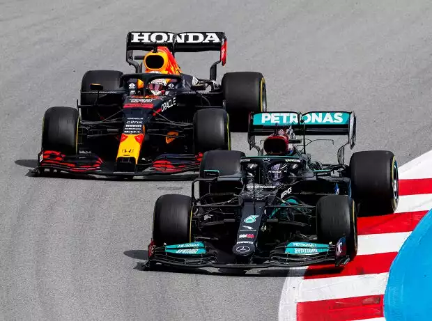Lewis Hamilton, Max Verstappen Titel-Bild zur News: Lewis Hamilton, Max Verstappen