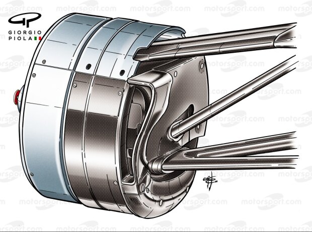 Bremstrommel am BMW-Sauber von 2006