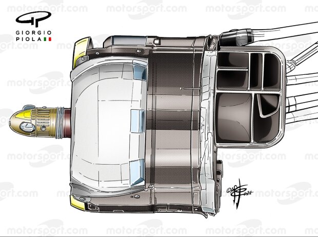 Formel-1-Bremsanlage am Red Bull RB16B von 2021