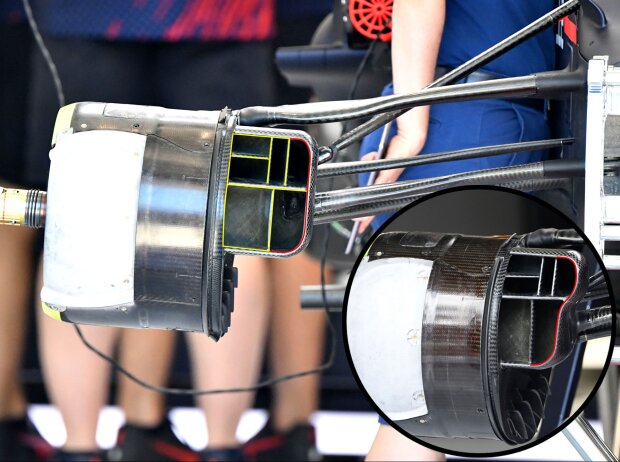 Bremsbelüftungen am Red Bull RB16B in der Formel 1 2021