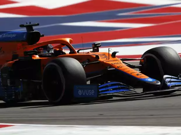 Daniel Ricciardo im McLaren MCL35M der Formel 1 2021 in Austin Titel-Bild zur News: Daniel Ricciardo im McLaren MCL35M der Formel 1 2021 in Austin