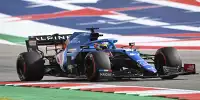 Fernando Alonso (Alpine A521) beim Formel-1-Rennen in Austin 2021