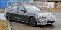 Bild zum Inhalt: BMW 3er Touring Facelift (2022) zum ersten Mal erwischt