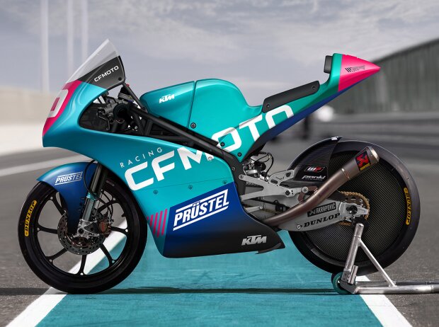 Titel-Bild zur News: CFMoto-Bike von PrüstelGP für die Moto3-WM 2022