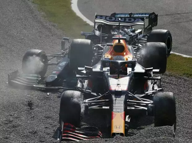 Titel-Bild zur News: Max Verstappen, Lewis Hamilton