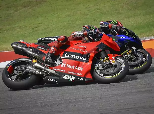 Francesco Bagnaia, Fabio Quartararo Titel-Bild zur News: Francesco Bagnaia, Fabio Quartararo