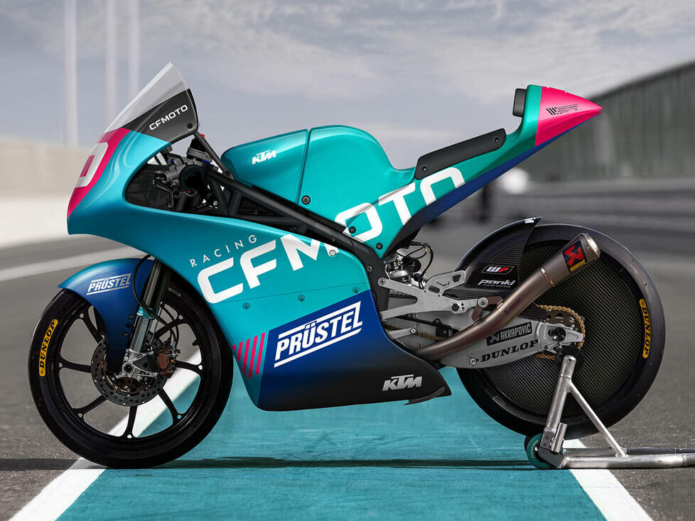 CFMoto-Bike von PrüstelGP für die Moto3-WM 2022