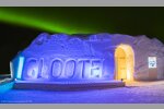 Impressionen des IGLOO Lapland. ein Hotel- und Eventkomplex aus Schnee und Eis