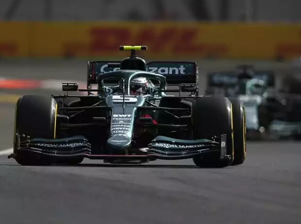 Titel-Bild zur News: Sebastian Vettel im Aston Martin AMR21 beim Mexiko-Grand-Prix der Formel 1