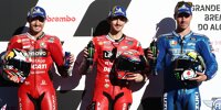 Bild zum Inhalt: MotoGP-Liveticker Portimao 2: Fünfte Pole für Bagnaia, Mir erstmals in Reihe 1