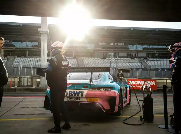 Luca Stolz und Maro Engel im Mercedes-AMG GT3 von Toksport WRT beim ADAC GT Masters 2021 auf dem Nürburgring Titel-Bild zur News: Luca Stolz und Maro Engel im Mercedes-AMG GT3 von Toksport WRT beim ADAC GT Masters 2021 auf dem Nürburgring