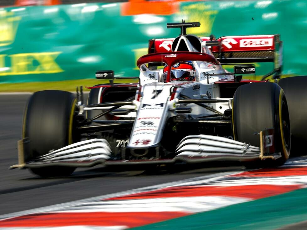 Kimi Räikkönen im Alfa Romeo C41 der Formel-1-Saison 2021 in Mexiko