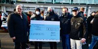 Die Teams des ADAC GT Masters spendeten 50.000 Euro für die Flutopfer in der Eifel