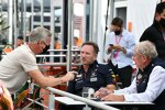 David Coulthard, Christian Horner und Helmut Marko 
