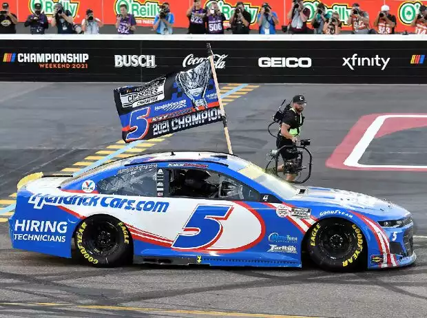 NASCAR Cup-Champion 2021: Kyle Larson (Hendrick-Chevrolet) Titel-Bild zur News: NASCAR Cup-Champion 2021: Kyle Larson (Hendrick-Chevrolet)