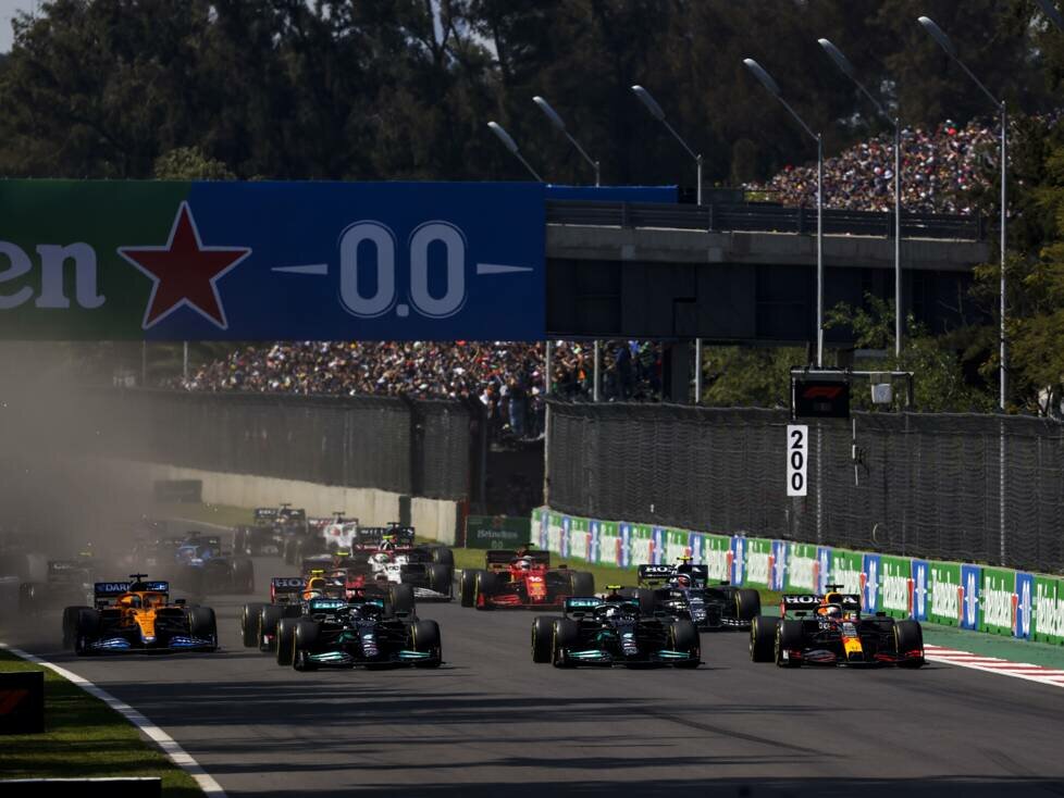 Max Verstappen, Lewis Hamilton, Valtteri Bottas, Daniel Ricciardo, Sergio Perez