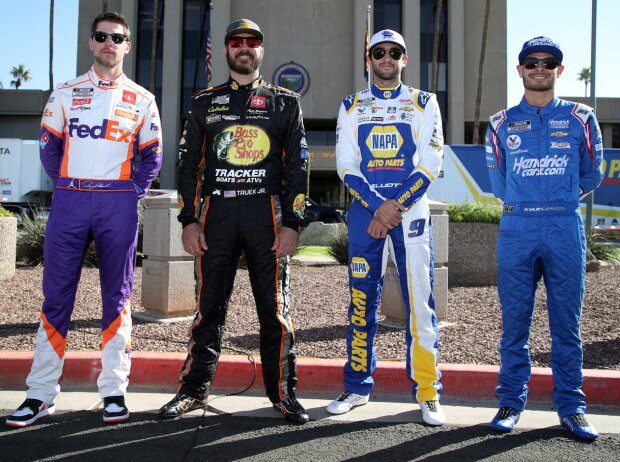 NASCAR-Finalteilnehmer 2021: Denny Hamlin, Matin Truex Jr., Chase Elliott, Kyle Larson