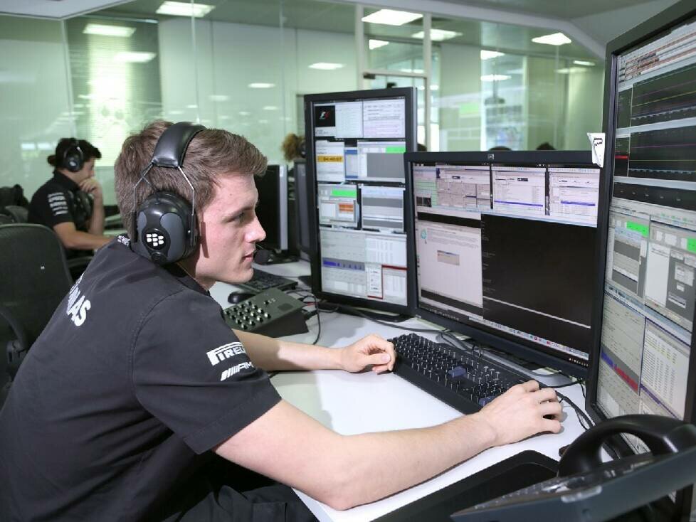 Race Support Room von Mercedes in Brackley