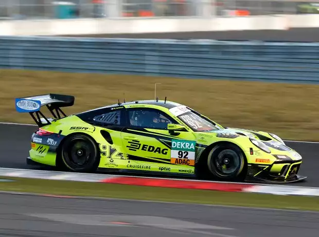 Titel-Bild zur News: Mathieu Jaminet und Michael Ammermüller (SSR Performance) beim Rennen des ADAC GT Masters 2021 auf dem Nürburgring